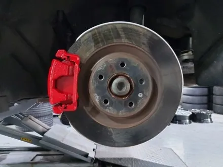 대전 수입차 아우디 A7 4K 20인치 유광블랙 휠도색 + 레드 캘리퍼 브레이크도색 / 대전 중구 안영동