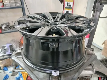 대전 휠도색 BYD 씨라이언7 19인치 유광블랙 분체도장 (크롬죽이기) / 대전 중구 안영동
