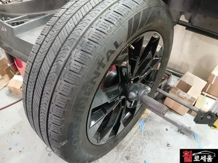대전 휠도색 카니발 4세대 KA4 19인치 블랙유광 분체도장 / 대전 중구 안영동