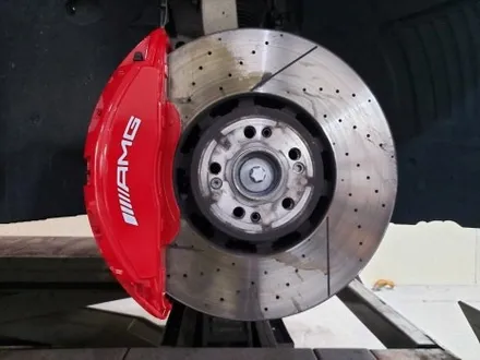 대전 W167 GLE 53 AMG 21인치 유광블랙 휠복원 + 우레탄 레드 캘리퍼도색 / 대전 중구 안영동