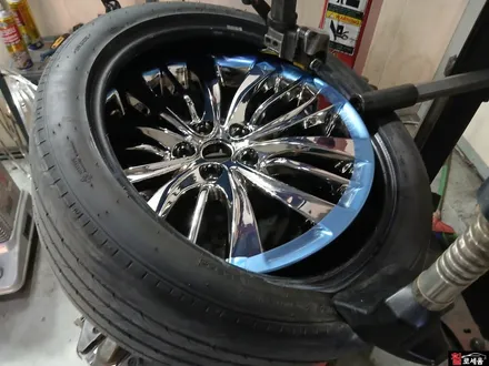대전 휠복원 제네시스 DH G80 19인치 화이트크롬 교체 / 대전 중구 안영동