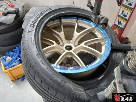 휠로세움 BMW M3 APEX (에이펙스) 19인치 대전 휠도색 (사하라골드) / 대전 중구 안영동