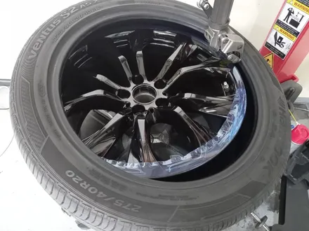 BMW F15 X5, X6 40d 20인치 순정휠 유광블랙 휠도색 [대전 휠복원 휠로세움] / 대전 중구 안영동