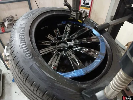 대전 휠도색 BYD 씨라이언7 19인치 유광블랙 분체도장 (크롬죽이기) / 대전 중구 안영동