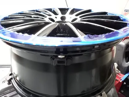 대전 휠복원 휠로세움 벤츠 S클래스 마차 AMG 20인치 (블랙 다이아컷팅 휠도색) / 대전 중구 안영동