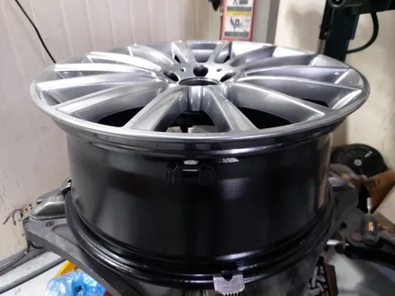 벤츠 S클래스 마차 AMG 20인치 휠 복원 재작업 및 하이퍼블랙 휠도색 / 대전 휠로세움 / 대전 중구 안영동