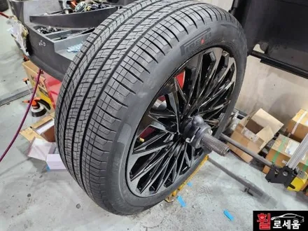 디올 뉴 펠리세이드 LX3 21인치 블랙유광 대전 휠도색 크롬죽이기 / 대전 중구 안영동