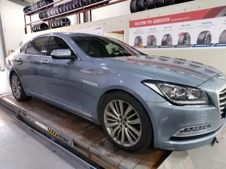 제네시스 DH G80 19인치 기스 스크래치 손상 휠복원 대전 휠수리 / 대전 중구 안영동