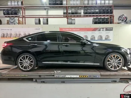 대전 휠복원 제네시스 DH G80 19인치 화이트크롬 교체 / 대전 중구 안영동