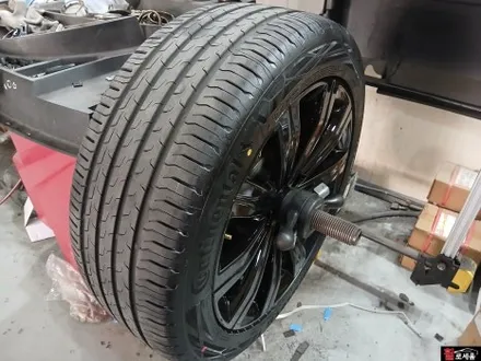 대전 휠도색 BYD 씨라이언7 19인치 유광블랙 분체도장 (크롬죽이기) / 대전 중구 안영동