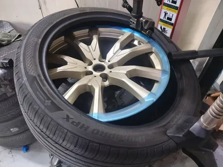 대전 휠도색 휠로세움 BMW G07 X7 755M 22인치 순정휠 (무광 사하라골드) / 대전 중구 안영동