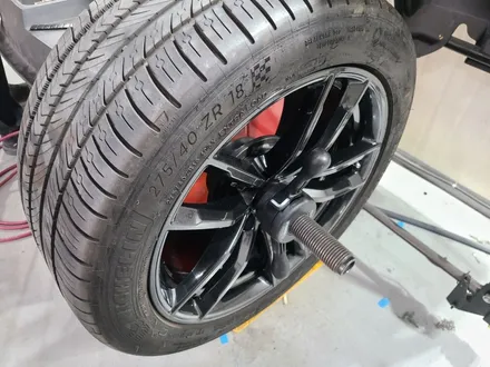 대전 휠복원 휠로세움 - 경북 칠곡 BMW 5시리즈 530I 662M 18인치 고스트크롬 휠도색 / 대전 중구 안영동