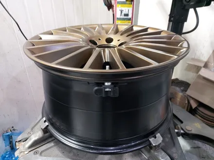 대전 휠복원 벤츠 W222 S클래스 S350 19인치 반무광브론즈 휠도색 (파이널에디션) / 대전 중구 안영동