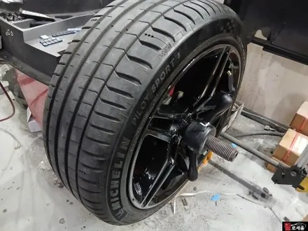 대전 휠도색 유광블랙 분체도장 포드 머스탱 GT 컨버터블 19인치 / 대전 중구 안영동