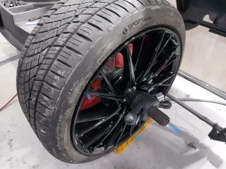 대전 휠도색 수입차 렉서스 RC F 19인치 순정휠 (유광블랙 분체도장) / 대전 중구 안영동