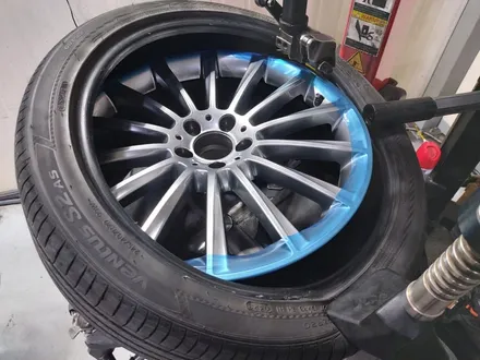 벤츠 S클래스 마차 AMG 20인치 휠 복원 재작업 및 하이퍼블랙 휠도색 / 대전 휠로세움 / 대전 중구 안영동
