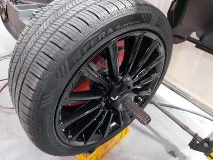 벤츠 W205 C클래스 카브리올레 19인치 AMG 마차 유광블랙 휠도색 대전 휠로세움 / 대전 중구 안영동