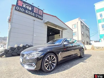 전주 BMW F32 4시리즈 416 럭셔리 18인치 휠복원 (블랙 투톤 다이아컷팅) / 대전 중구 안영동
