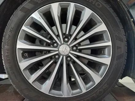 그랜저 HG 순정휠 인치업 튜닝 (제네시스 G70 19인치 중고휠 유광블랙) / 대전 중구 안영동