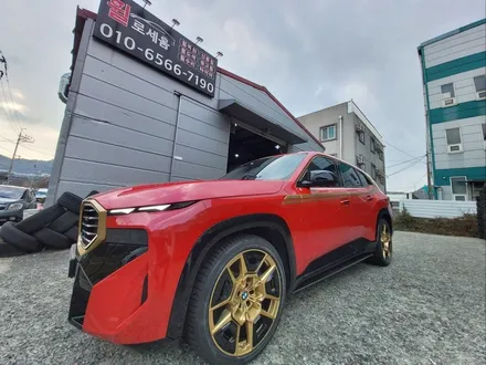 휠로세움 BMW XM 22인치 샴페인골드 분체도장 대전 휠도색 / 대전 중구 안영동
