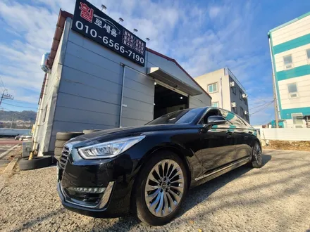 [대전 휠복원 휠로세움] 대구 제네시스 EQ900 19인치 휠 스크래치, 기스 / 대전 중구 안영동
