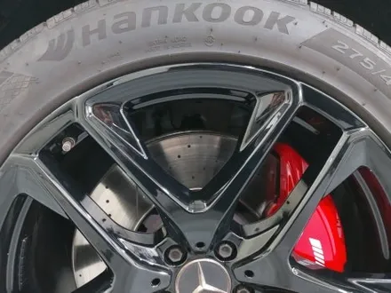대전 W167 GLE 53 AMG 21인치 유광블랙 휠복원 + 우레탄 레드 캘리퍼도색 / 대전 중구 안영동