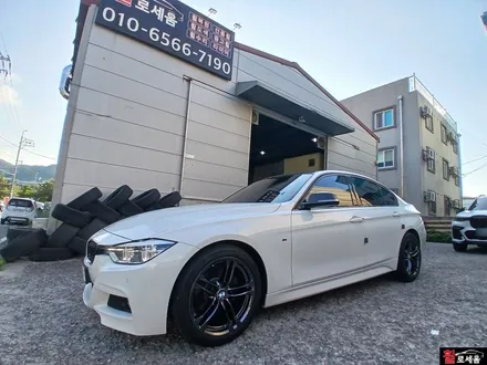 청주 BMW F30 3시리즈 18인치 대전 고스트크롬 분체 휠도색 / 대전 중구 안영동