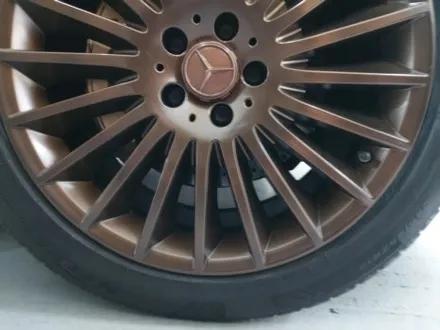 대전 휠복원 벤츠 W222 S클래스 S350 19인치 반무광브론즈 휠도색 (파이널에디션) / 대전 중구 안영동