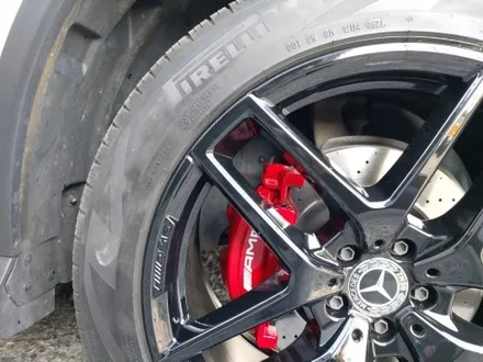 대전 벤츠 W166 GLE 쿠페 AMG 21인치 유광블랙 휠도색 + 레드 캘리퍼도색 / 대전 중구 안영동