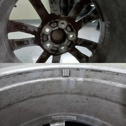 [휠로세움] 아우디 Q7 45TDI 19인치 대전 휠복원, 휠도색 (고스트크롬) / 대전 중구 안영동