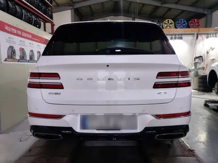 대전 제네시스 GV80 22인치 분체도장 휠복원 + 한국 다이나프로 HPX 265/40/22 타이어 / 대전 중구 안영동