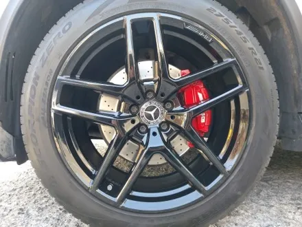 대전 벤츠 W166 GLE 쿠페 AMG 21인치 유광블랙 휠도색 + 레드 캘리퍼도색 / 대전 중구 안영동