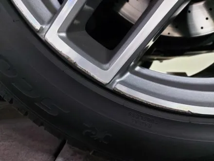 대전 벤츠 W166 GLE 쿠페 AMG 21인치 유광블랙 휠도색 + 레드 캘리퍼도색 / 대전 중구 안영동