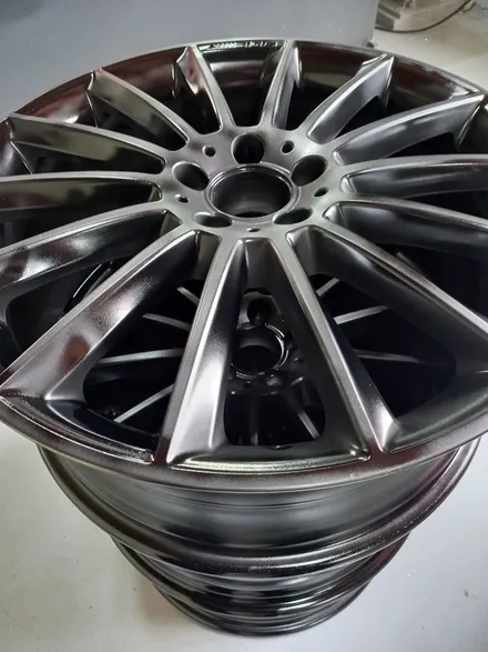 [휠로세움] 벤츠 W213 E클래스 AMG 20인치 마차 대전 휠복원, 휠도색 (블랙 투톤 다이아컷팅) / 대전 중구 안영동