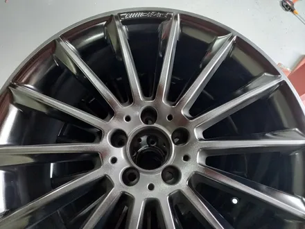 [휠로세움] 벤츠 W213 E클래스 AMG 20인치 마차 대전 휠복원, 휠도색 (블랙 투톤 다이아컷팅) / 대전 중구 안영동