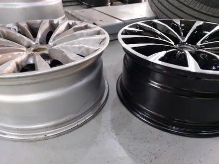 청주 BMW G30 5시리즈 럭셔리 18인치 대전 휠도색 / 블랙 투톤 다이아컷팅 / 대전 중구 안영동