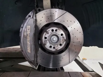 대전 W167 GLE 53 AMG 21인치 유광블랙 휠복원 + 우레탄 레드 캘리퍼도색 / 대전 중구 안영동