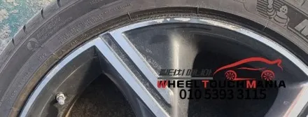 제네시스 GV80 22인치 컷팅복원 작업:포천휠복원, 휠터치매니아 용접휠복원,도장복원,컷팅휠복원 / 포천시 가산면