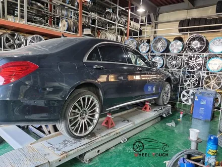 [휠터치] 벤츠 S6 AMG 22인치 휠굴절/휠크랙/휠복원/휠수리_의정부, 동두천, 포천, 양주, 남양주 / 포천시 가산면