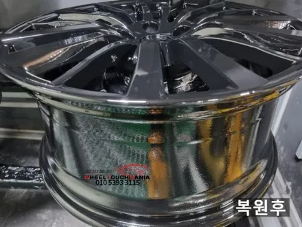 휠터치매니아 [ 마세라티 기블리 19인치 순정휠 복원 ] 휠용접 휠수리 휠복원 휠도색 전문 업체 / 포천시 가산면