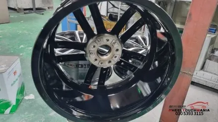 BMW 740Li 19인치 순정휠 블랙도장후 컷팅복원:포천휠복원,의정부휠복원,양주휠복원,동두천휠복원 휠터치매니아 / 포천시 가산면