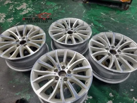 휠터치매니아 [ BMW 520D 18인치 순정휠 복원작업후기 ] 휠용접 휠수리 휠복원 휠도색 전문 업체 / 포천시 가산면