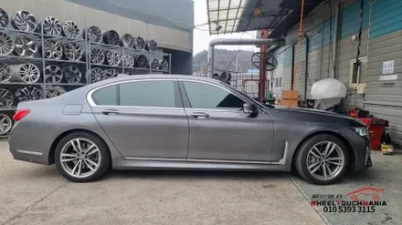 BMW 740Li 19인치 순정휠 블랙도장후 컷팅복원:포천휠복원,의정부휠복원,양주휠복원,동두천휠복원 휠터치매니아 / 포천시 가산면