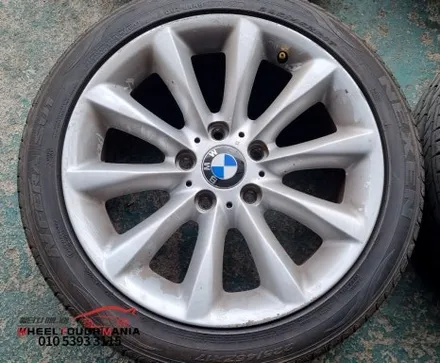 bmw 328i 컨버터블 17인치 순정휠복원:실버휠도색복원,포천휠복원,휠터치매니아 / 포천시 가산면