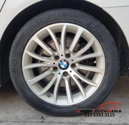 휠터치매니아 [ BMW 520D 18인치 순정휠 복원작업후기 ] 휠용접 휠수리 휠복원 휠도색 전문 업체 / 포천시 가산면
