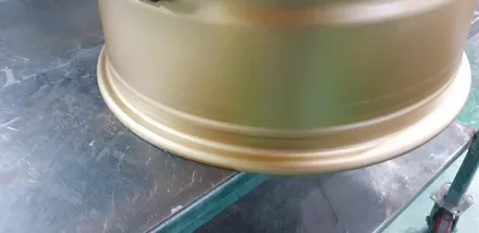 아반떼 사제휠 18인치 용접 복원 후 굴절 수리 / 포천시 가산면