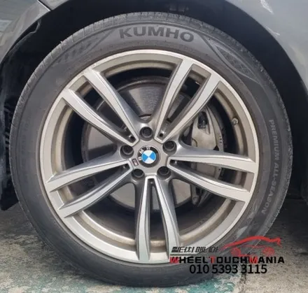 BMW 740Li 19인치 순정휠 블랙도장후 컷팅복원:포천휠복원,의정부휠복원,양주휠복원,동두천휠복원 휠터치매니아 / 포천시 가산면
