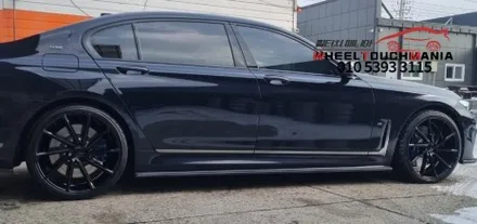 보센 VOSSEN cvt 22인치 굴절복원 작업 및 블랙유광 도장복원: 포천휠복원 휠터치매니아 / 포천시 가산면