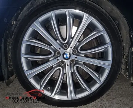 BMW 750i 20인치 순정휠 박리후 도장컷팅 휠복원: 포천휠복원 휠터치매니아 / 포천시 가산면