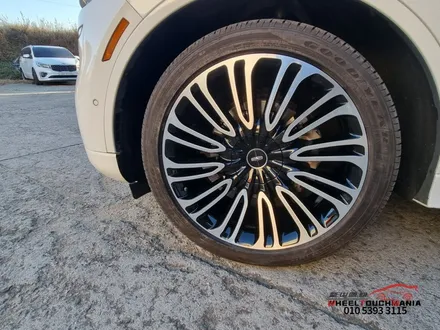 포천 링컨 에비에이터 22인치 휠복원작업[링컨휠복원][에비에이터휠복원][다이아몬드컷팅][컷팅휠복원][포천휠복원][폴리싱작업] / 포천시 가산면